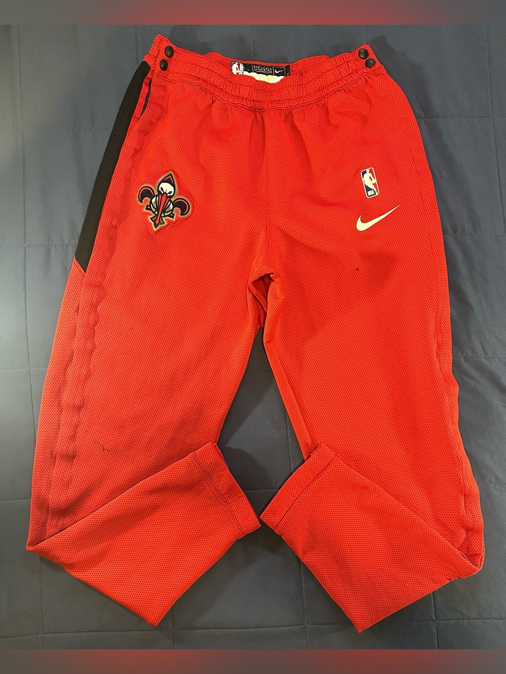 New Orleans Pelicans NBA Nike Athletic Red Sweatpants Authentic Dri-Fit Mens L-T